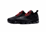נעלי נייק-NIKE AIR VAPROMAX 2019 - FULL-BLACK - RED RIBBON