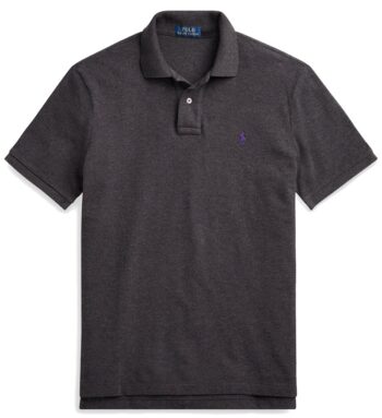 ראלף לורן-RALPH LAUREN POLO TSHIRT MEN'S SHORT DESGIN - Fuscous Grey