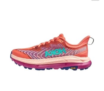 נעלי הוקה - HOKA ONE ONE Mafate Speed 4 MIX Orange Maroon