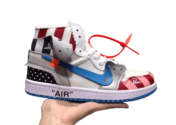 Nike-air-force-1-high-WHITE-BLACK-BLUE-LOGO-5