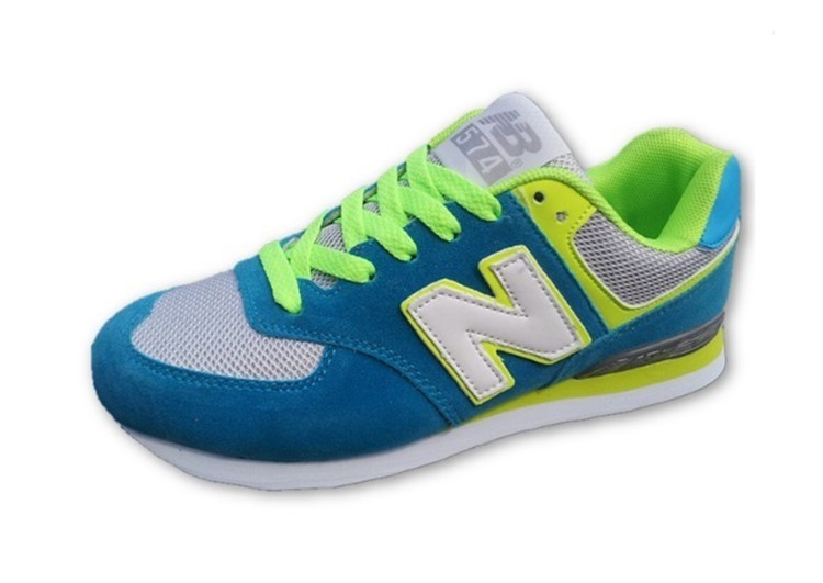 נעלי-ניו-באלאנס-New-Balance-574-BLUE-LIGHT-GREEN