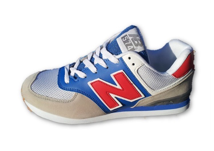 נעלי-נייקNike-Air-Force-1-BLUE-RED-GRAY-2